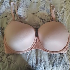Torrid 38DDD underwire bra pink